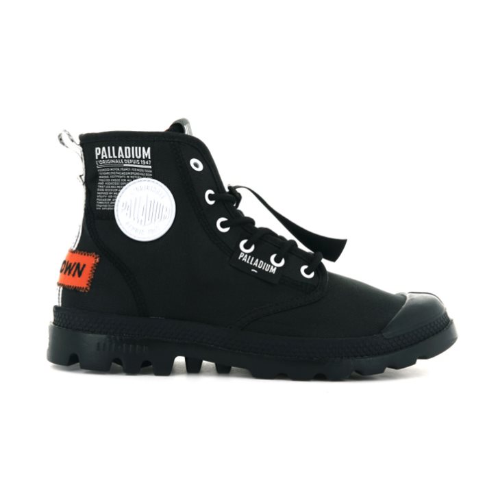 Pánské Boty Palladium Pampa Lite Overlab Černé | CZ HSA-76P